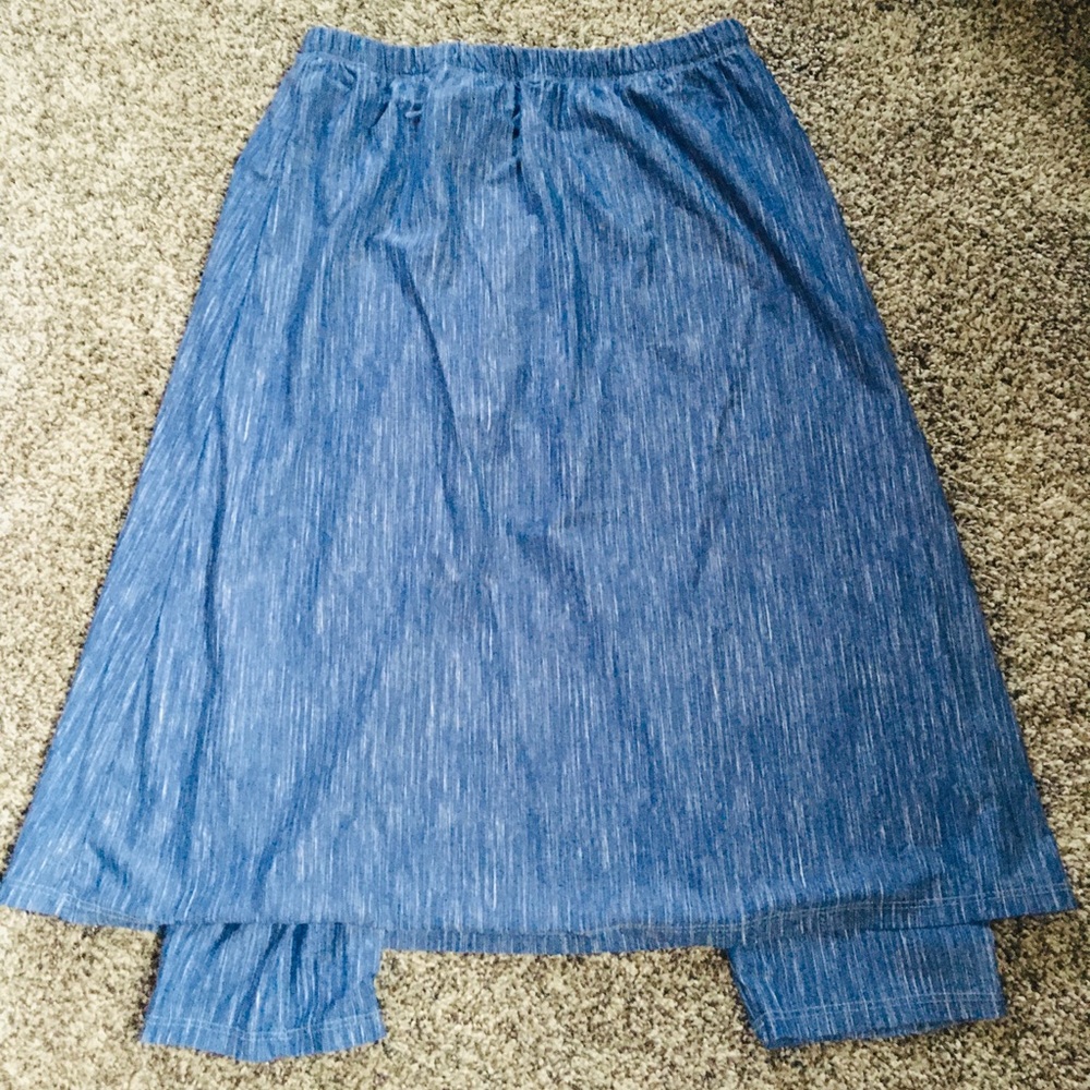 Modest Athletic Skort// Blue Denim💙